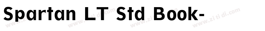 Spartan LT Std Book字体转换